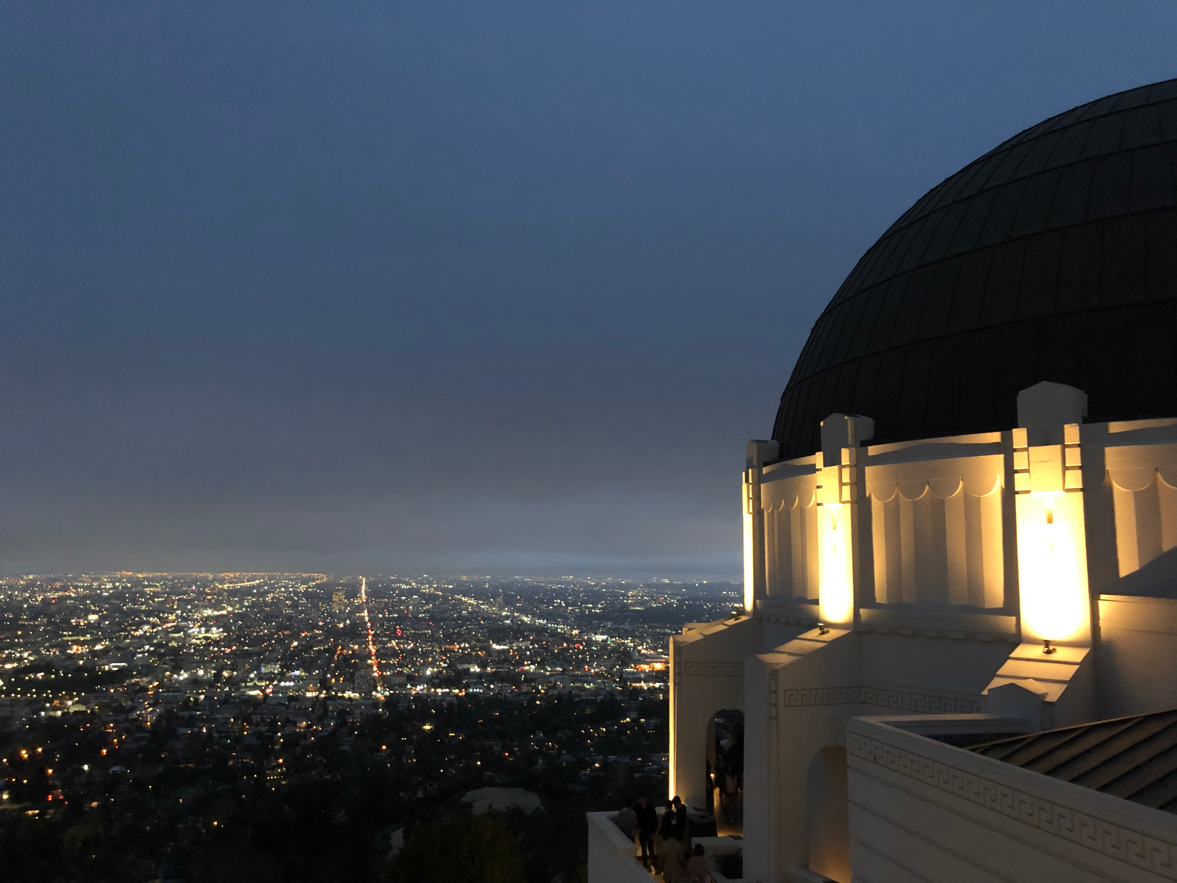 Blick vom Griffith Observatory auf Los Angeles