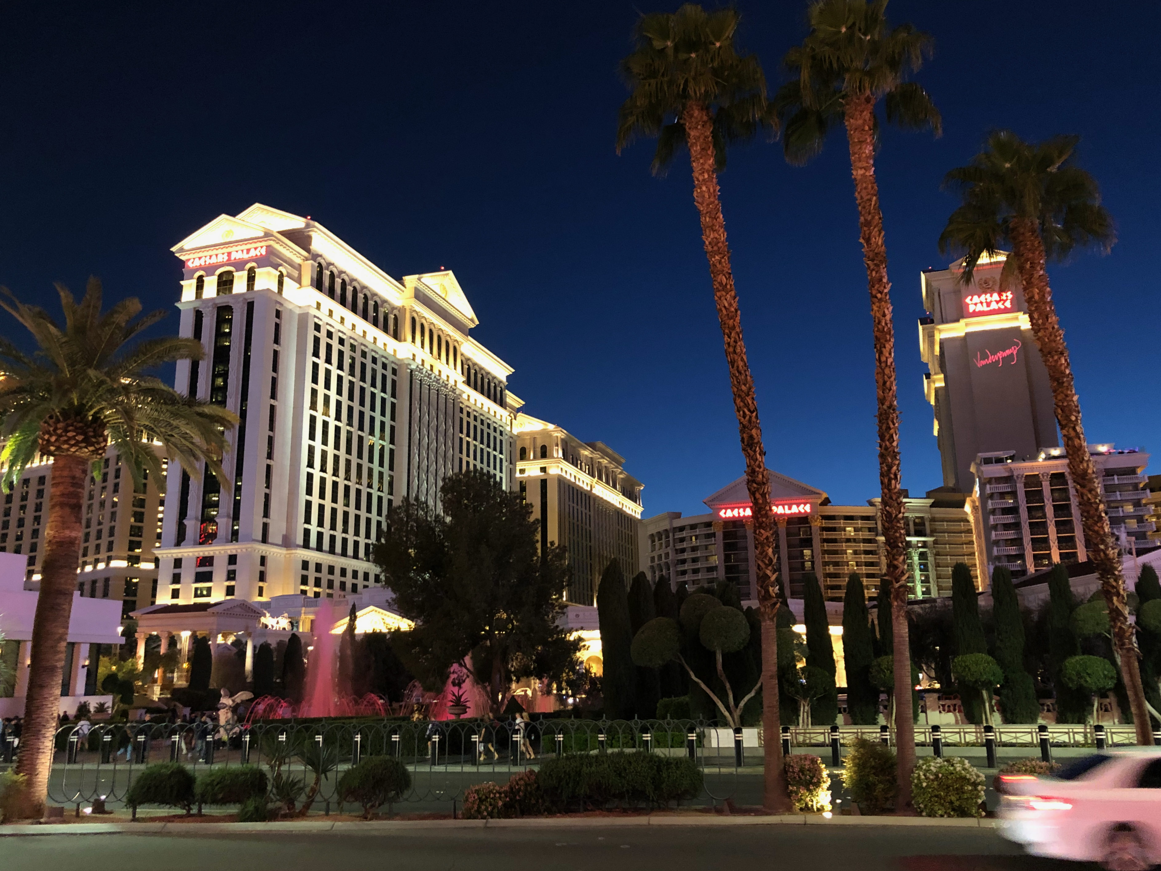 Blick auf Caesars Palace in Las Vegas