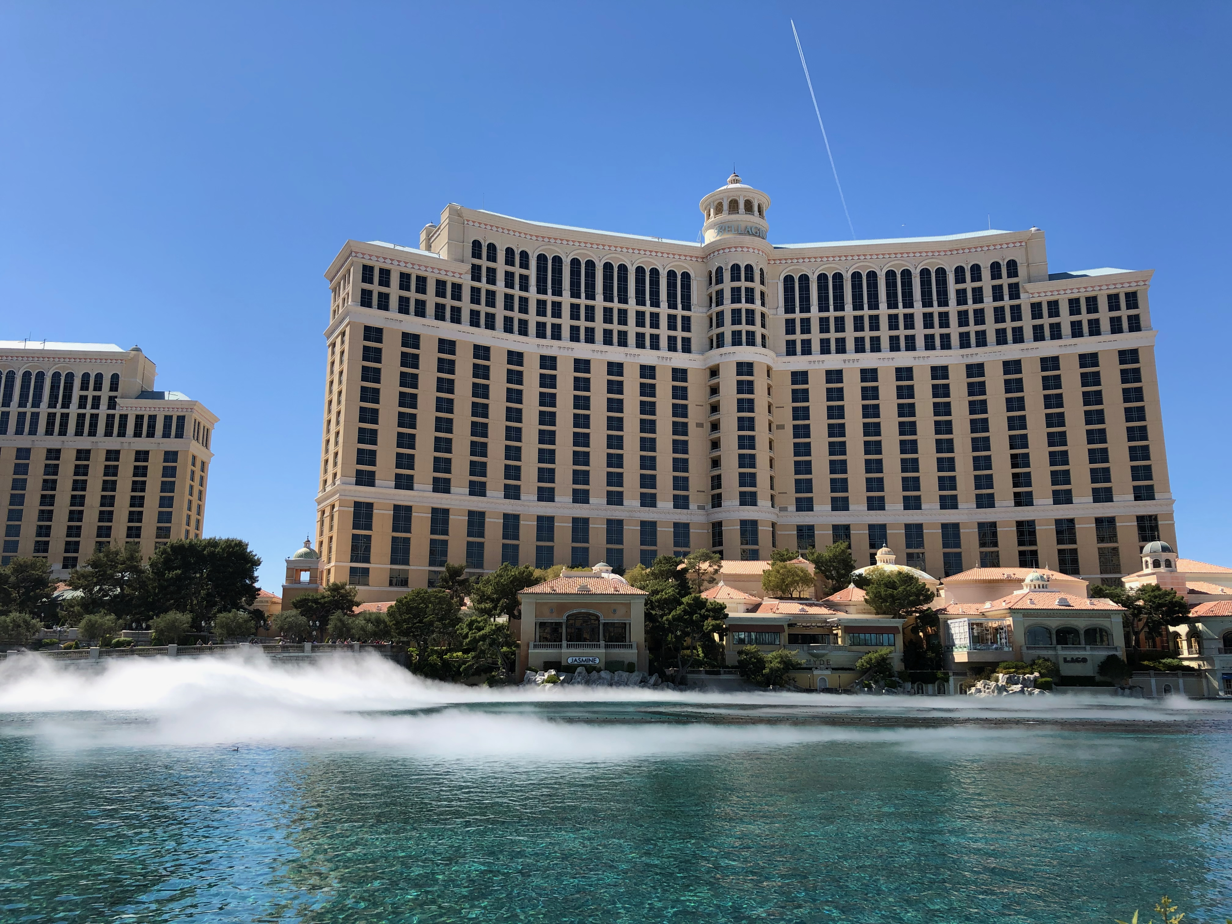 Blick auf das Bellagio Hotel in Las Vegas