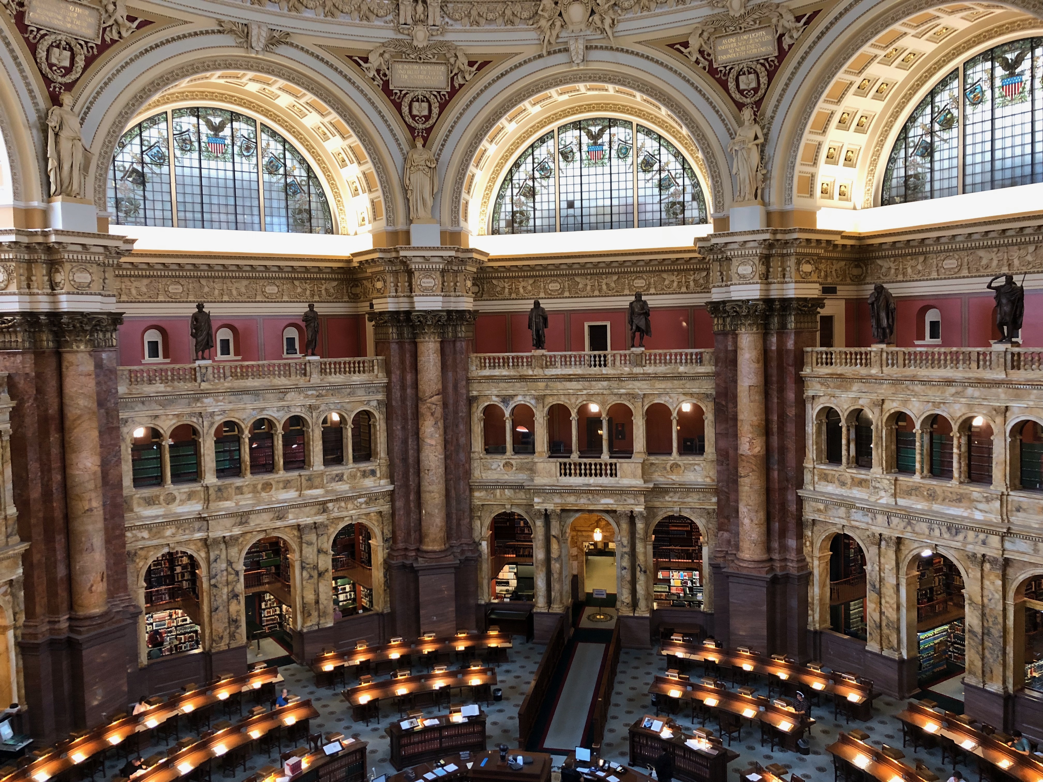 Lesesaal der Library of Congress 