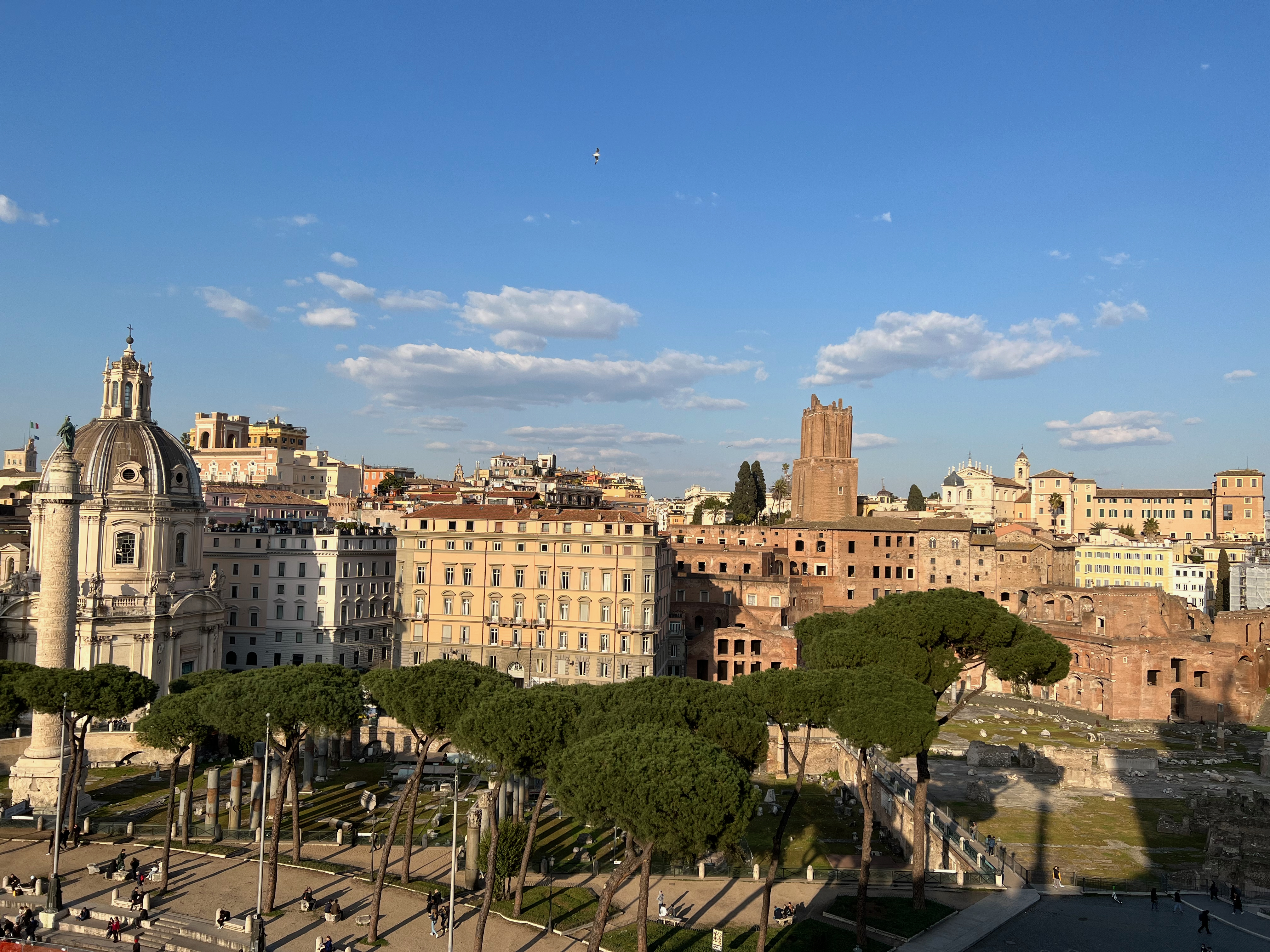 Blick vom Monumento a Vittorio Emanuele II