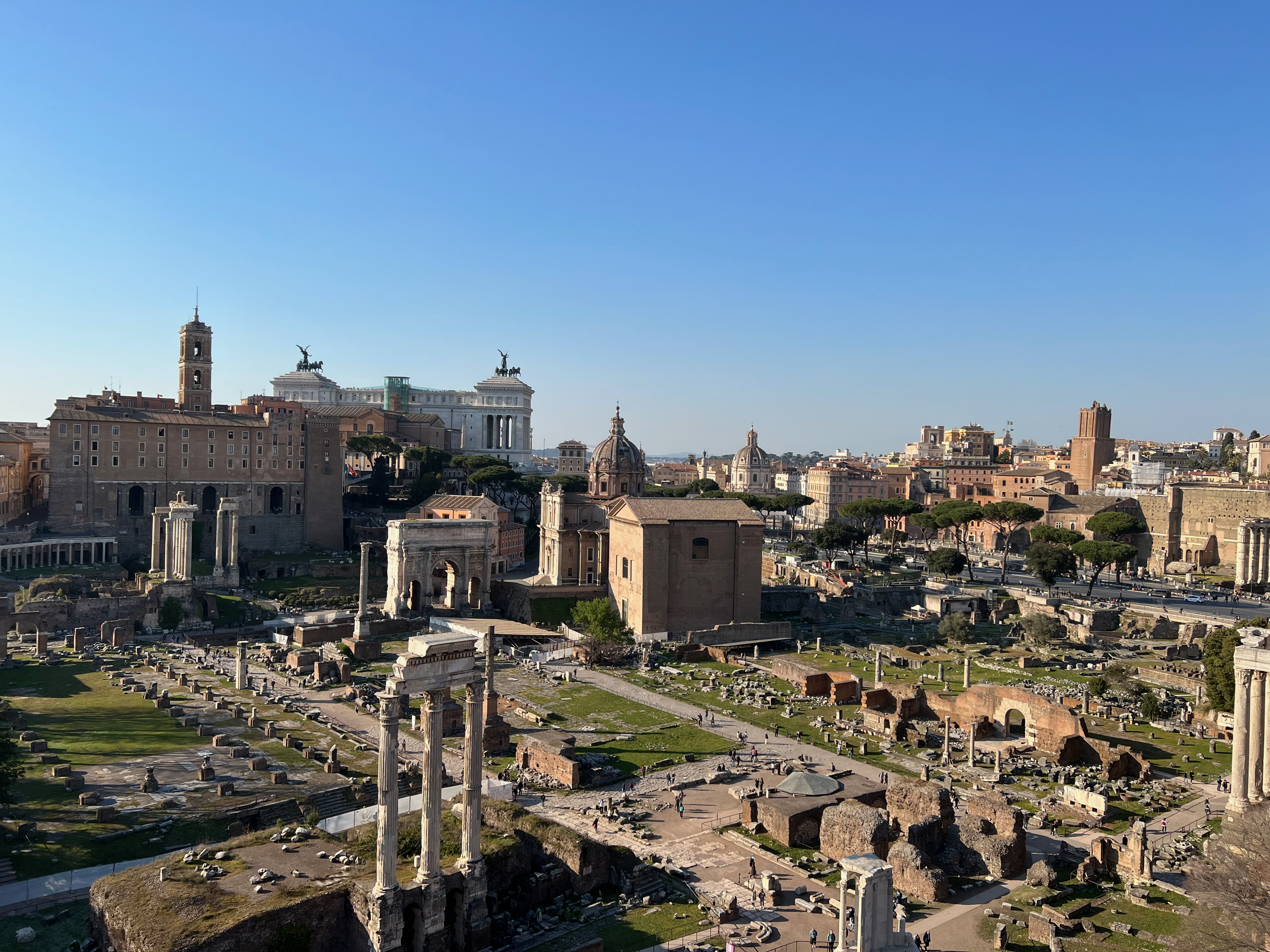 Blick über das Forum Romanum