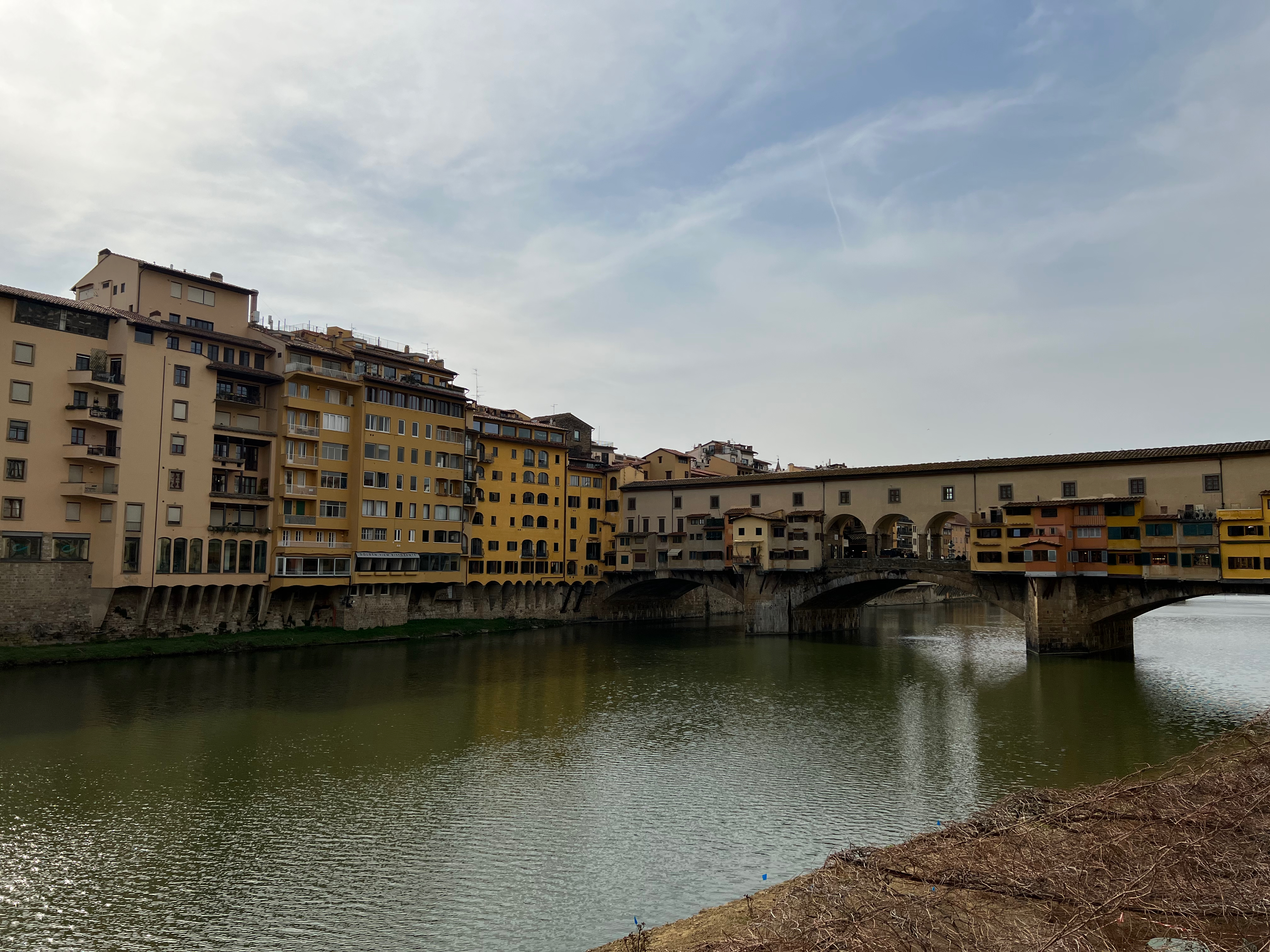 Blick auf die Ponte Vecchio