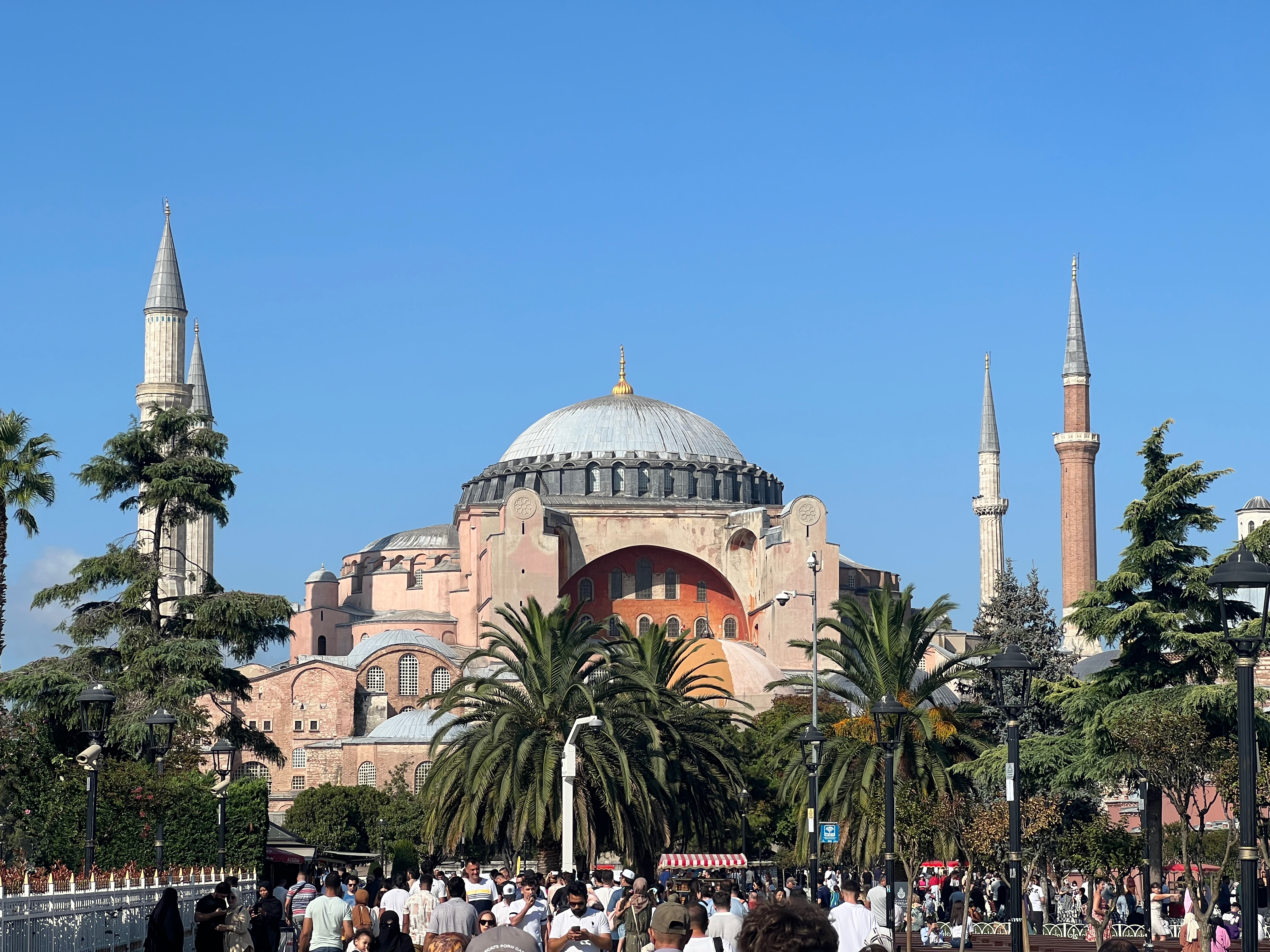 Blick auf die Hagia Sophia