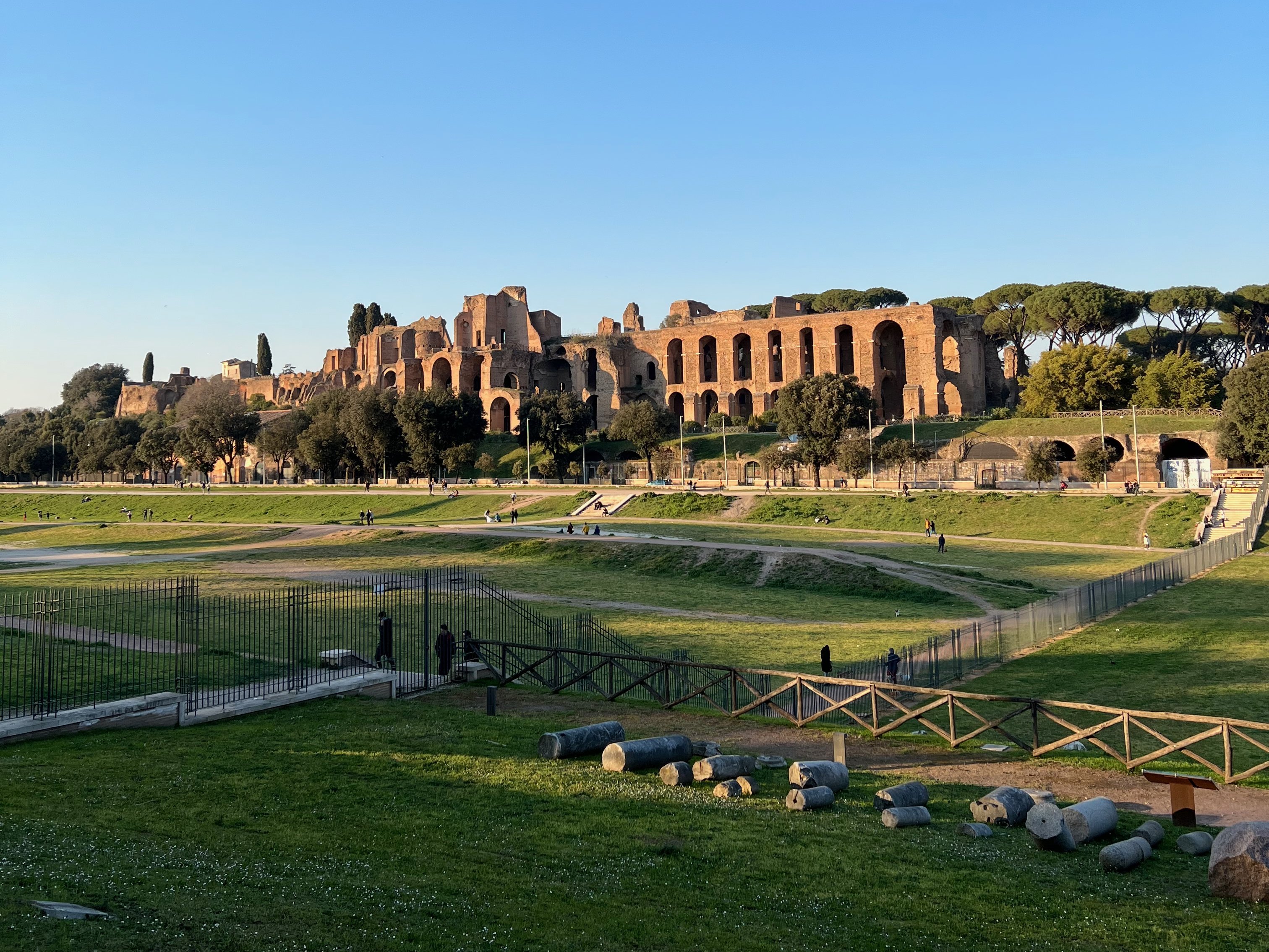 Blick über den Circus Maximus