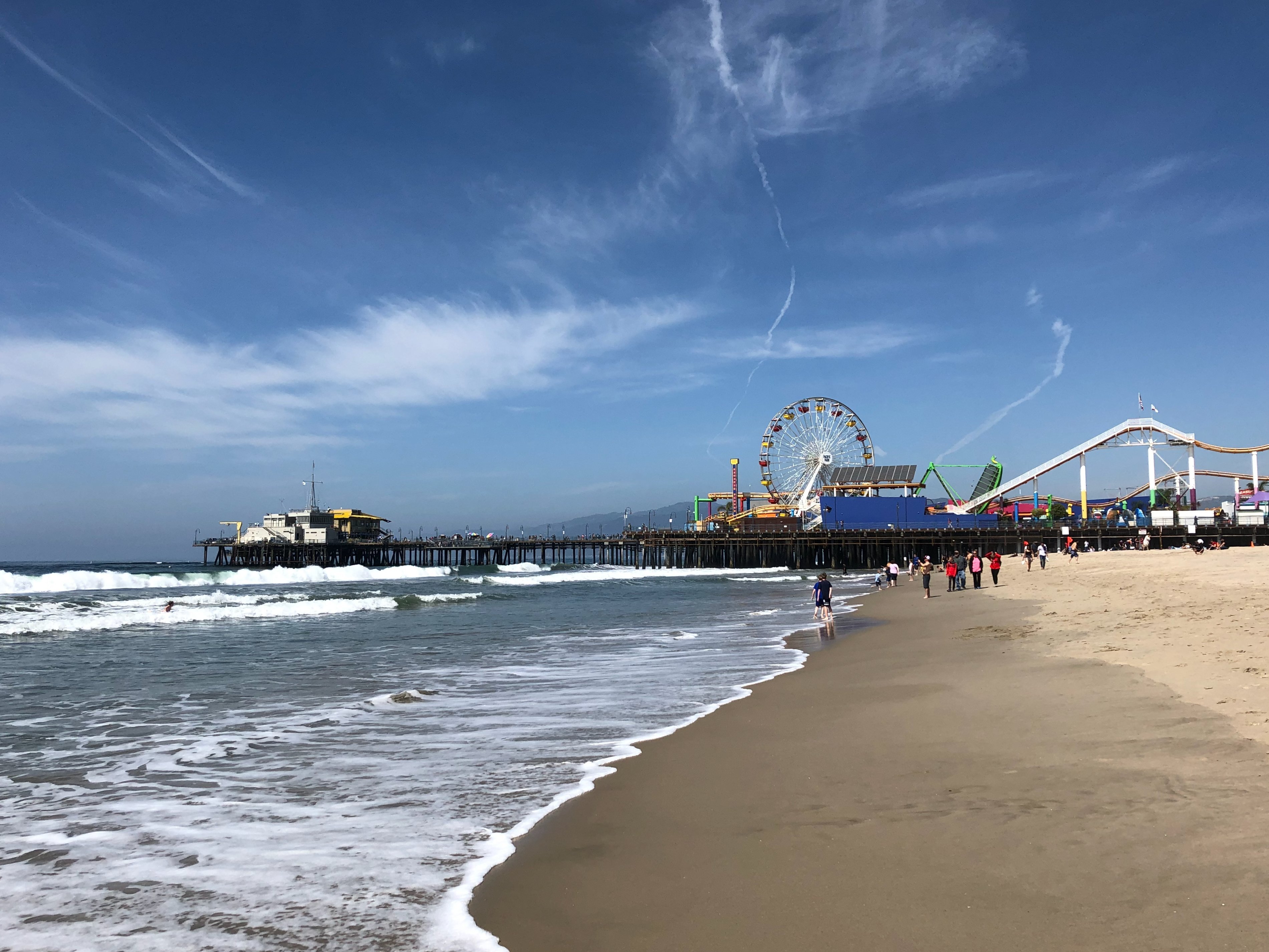 Blick auf das Santa Monica Pier