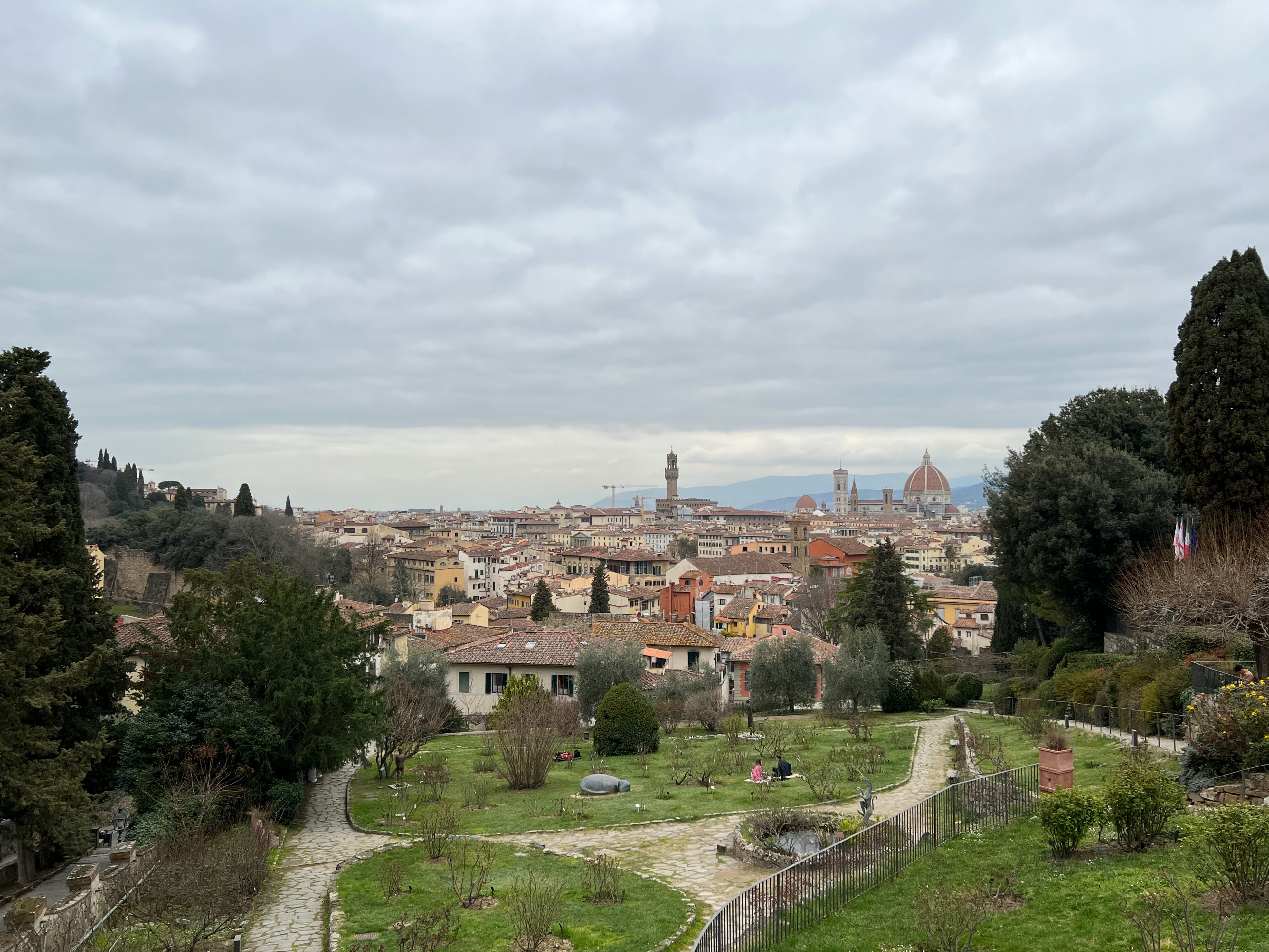 Ausblick auf dem Weg zum Piazzale Michelangelo
